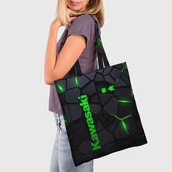Сумка-шопер Kawasaki - плиты с эффектом свечения, цвет: 3D-принт — фото 2