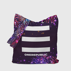 Сумка-шопер Праздничный OneRepublic, цвет: 3D-принт