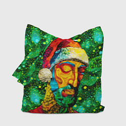 Сумка-шоппер Ded Moroz: pop-art-brut-nouveau pointillism