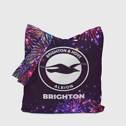 Сумка-шопер Праздничный Brighton, цвет: 3D-принт