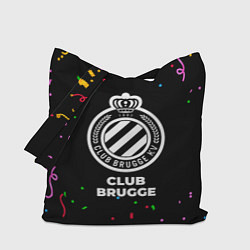 Сумка-шопер Club Brugge конфети, цвет: 3D-принт