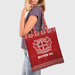 Сумка-шопер Новогодний Bayer 04, цвет: 3D-принт — фото 2