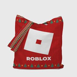 Сумка-шопер Roblox new year, цвет: 3D-принт