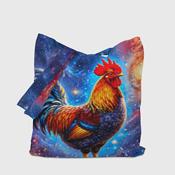 Сумка-шоппер Петух в космосе
