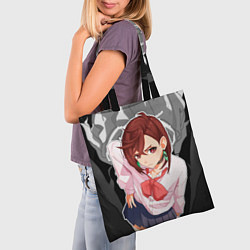 Сумка-шопер Дандадан: Момо Аясэ, цвет: 3D-принт — фото 2