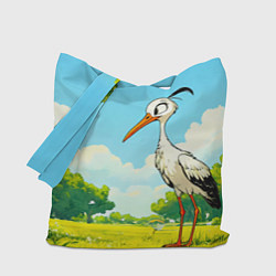 Сумка-шоппер Аист в лесу