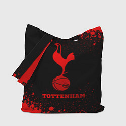 Сумка-шопер Tottenham - red gradient, цвет: 3D-принт