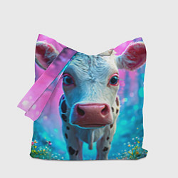 Сумка-шоппер Коровка в сказочном лесу