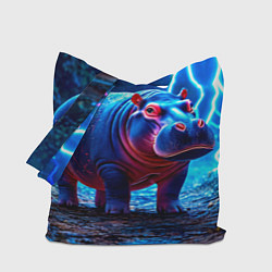 Сумка-шоппер Бегемот в разрядах молний