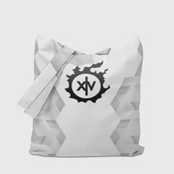 Сумка-шопер Final Fantasy white poly, цвет: 3D-принт