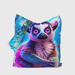 Сумка-шоппер Лемур в сказочном лесу