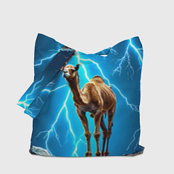 Сумка-шоппер Верблюд и удар молнии