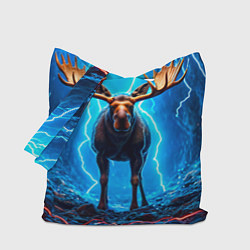 Сумка-шоппер Лось и молния