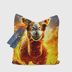 Сумка-шоппер Верблюд в огне
