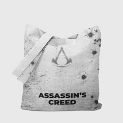 Сумка-шоппер Assassins Creed - white gradient по-центру