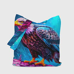 Сумка-шопер Орел в сколе, цвет: 3D-принт