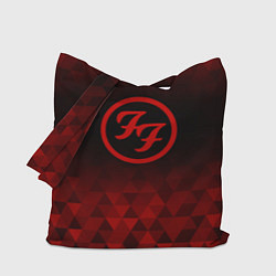 Сумка-шопер Foo Fighters red poly, цвет: 3D-принт