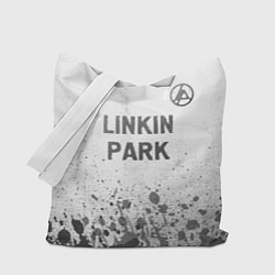 Сумка-шопер Linkin Park 2024 - white gradient посередине, цвет: 3D-принт