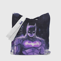Сумка-шопер Бэтмен рисованный стиль, цвет: 3D-принт