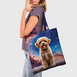 Сумка-шопер Мальтипу в космосе, цвет: 3D-принт — фото 2