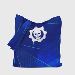 Сумка-шоппер Gears of War blue poly