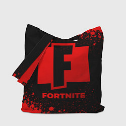 Сумка-шоппер Fortnite - red gradient