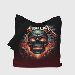 Сумка-шоппер Metallica - fire skull
