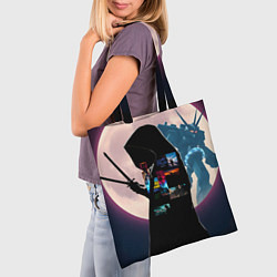 Сумка-шопер Для любителя аниме, цвет: 3D-принт — фото 2