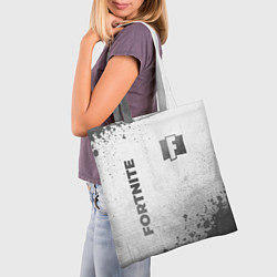 Сумка-шопер Fortnite - white gradient вертикально, цвет: 3D-принт — фото 2