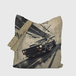 Сумка-шоппер Автомобиль для уличной гонки