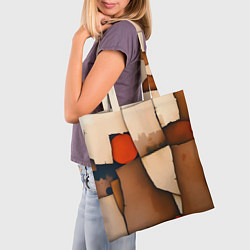 Сумка-шопер Фрагментированная композиция, цвет: 3D-принт — фото 2