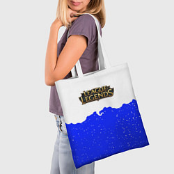 Сумка-шопер League of Legends ночь, цвет: 3D-принт — фото 2