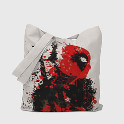 Сумка-шоппер Дэдпул брызги