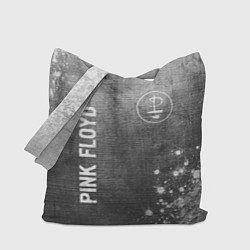 Сумка-шопер Pink Floyd - grey gradient вертикально, цвет: 3D-принт