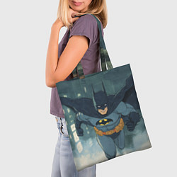 Сумка-шопер Бэтмен старый стиль, цвет: 3D-принт — фото 2