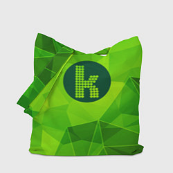 Сумка-шопер The Killers green poly, цвет: 3D-принт