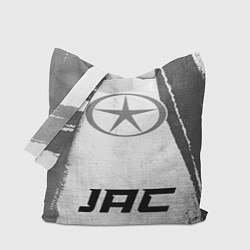 Сумка-шопер JAC - white gradient по-центру, цвет: 3D-принт