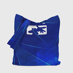 Сумка-шопер Limp Bizkit blue poly, цвет: 3D-принт