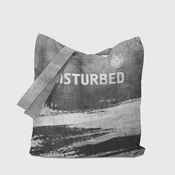 Сумка-шоппер Disturbed - grey gradient посередине
