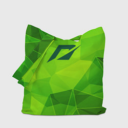 Сумка-шопер Need for Speed green poly, цвет: 3D-принт