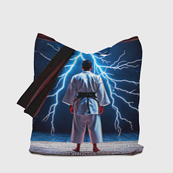 Сумка-шоппер Айкидоист и молния