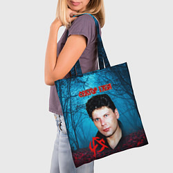 Сумка-шопер Сектор газа вечерний лес, цвет: 3D-принт — фото 2
