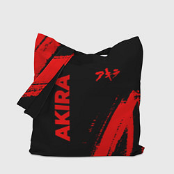 Сумка-шопер Akira - red gradient вертикально, цвет: 3D-принт