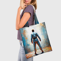 Сумка-шопер Дзюдоист, цвет: 3D-принт — фото 2