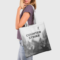 Сумка-шопер Counter Strike - white gradient посередине, цвет: 3D-принт — фото 2