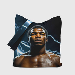 Сумка-шоппер Мухаммед Али и молния