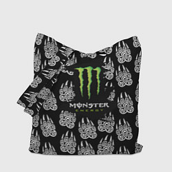 Сумка-шоппер Monster energy медвежьи лапы