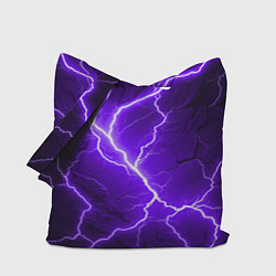 Сумка-шопер Color purple black, цвет: 3D-принт