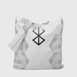 Сумка-шопер Berserk white poly, цвет: 3D-принт