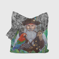 Сумка-шоппер Пират с попугаем